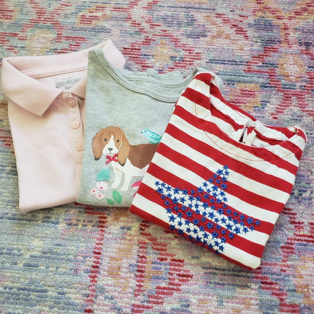 LOT - three short sleeved tops